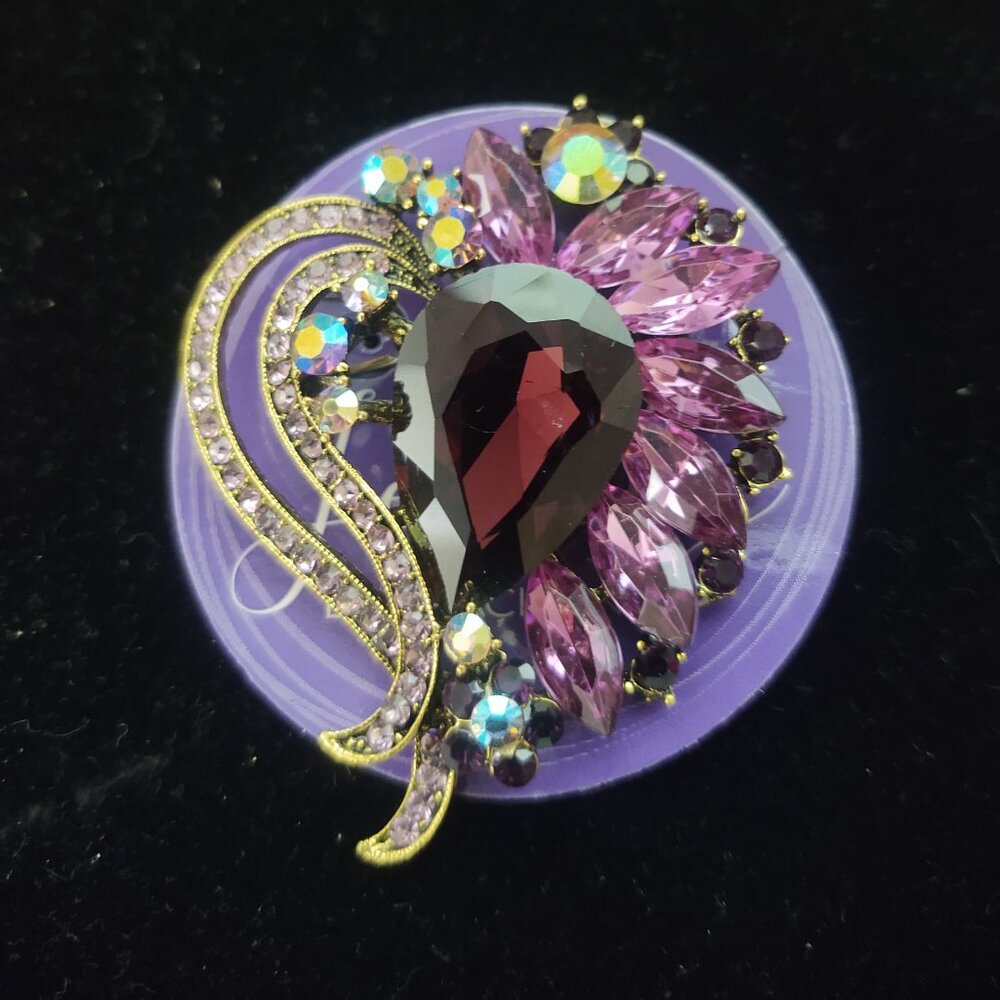 Purple Brooch